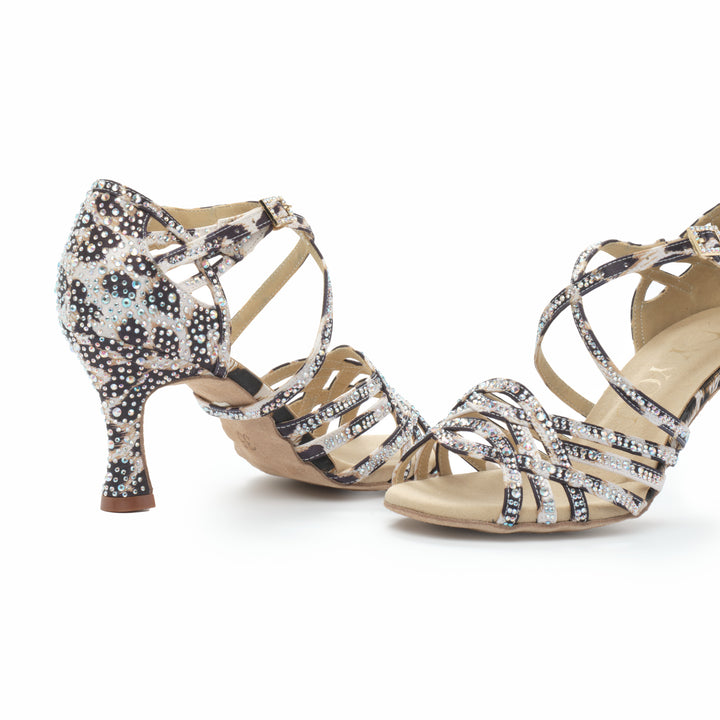 Lola Leopard Shine | Chaussures de danse latines léopard strass – Shoes ...