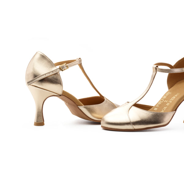 Chaussures De Danse Latine Fille - Talons Moyens Satin - Tango, Fête, été